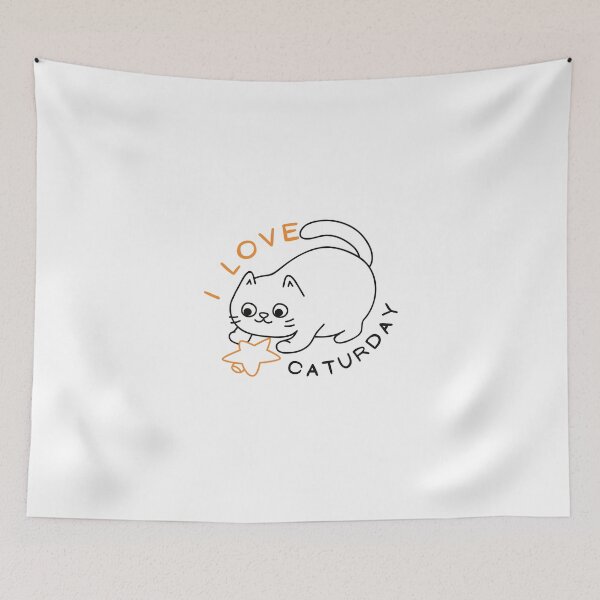 Item preview, i love caturdays cute & awesome design designed and sold by selfesteeem.