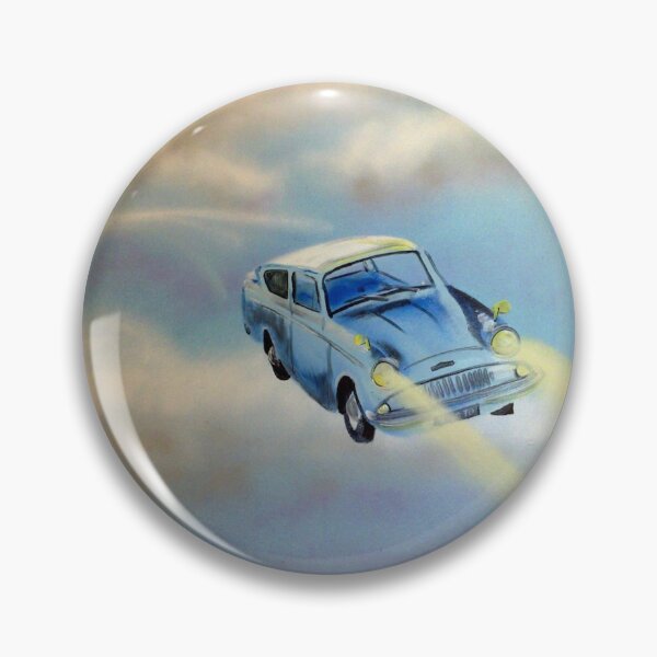 Artikel-Vorschau von Fliegendes blaues Auto, designt und verkauft von MagicArtworks.