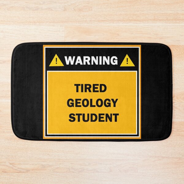 Item preview, Copy of Warning tired geology student designed and sold by mejtstupor.