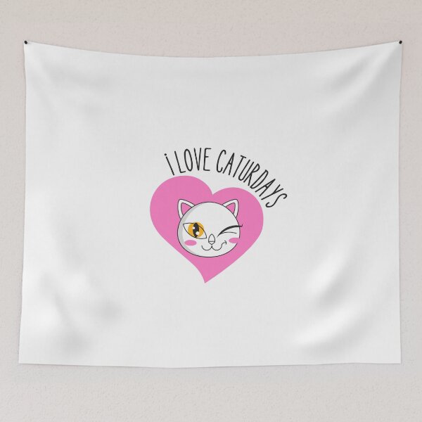Item preview, I love caturdays cute & awesome design designed and sold by selfesteeem.
