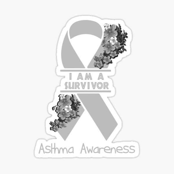 Item preview, I Am A Suvivor Ribbon ASTHMA Awareness designed and sold by heppenp.