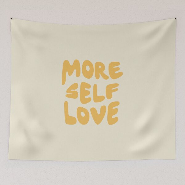 Item preview, Yellow More Self Love Quote - Positive Affirmation designed and sold by bykirstco.