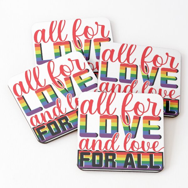 Item preview, All For Love and Love for All  - Gay Pride designed and sold by MauveMoves.