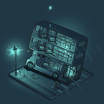 Artwork thumbnail, Magic Bus Ride by MagicArtworks
