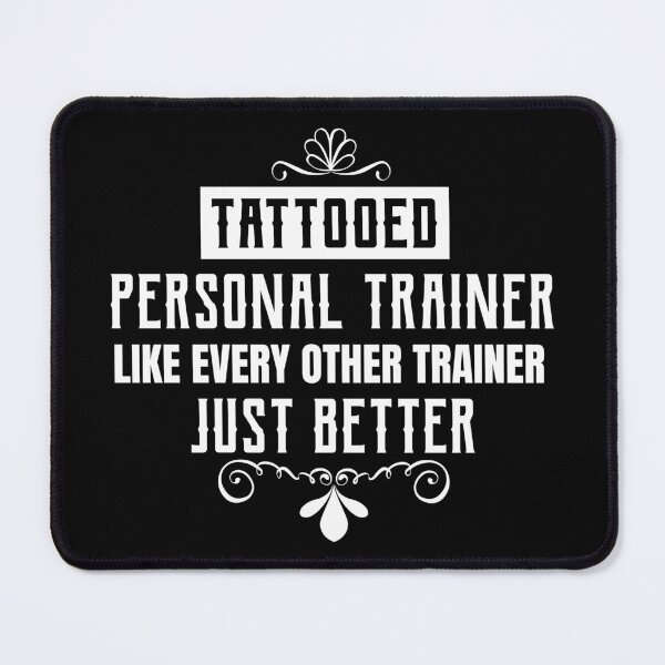 Artikelvorschau, Tattooed personal trainer like every other trainer just better - Fitnesstrainer gym entworfen und verkauft von DSOC-Clothing.