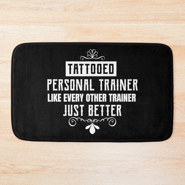 Artikelvorschau, Tattooed personal trainer like every other trainer just better - Fitnesstrainer gym entworfen und verkauft von DSOC-Clothing.
