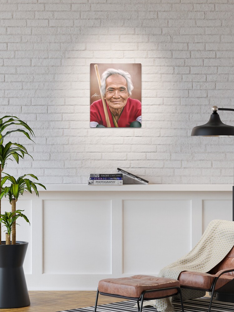 Thumbnail 1 of 4, Metal Print, Digital Elder 1 designed and sold by wayneflint.