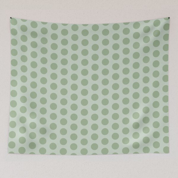 Item preview, Dots in sage green designed and sold by Ninaeva.