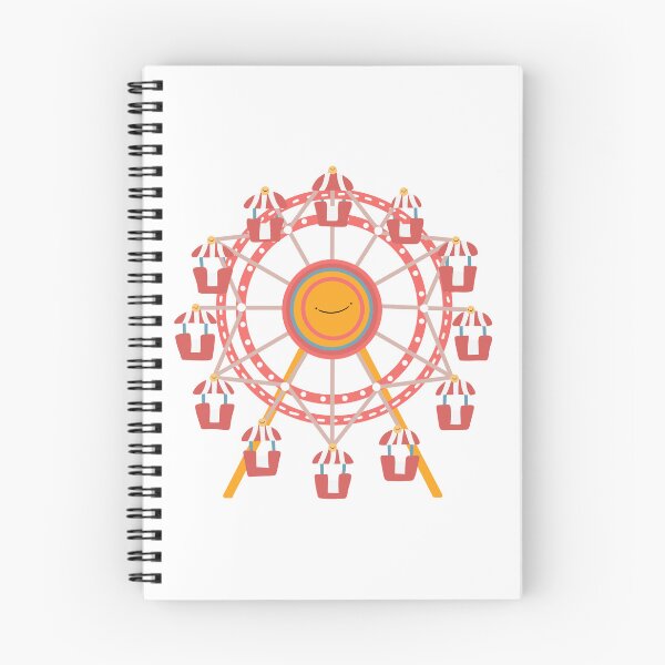 Item preview, Cute Happy Red and White Ferris Wheel designed and sold by crankycranium.
