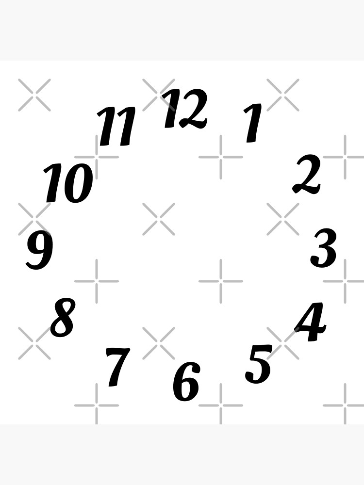 "A Blank Clock Face" Poster for Sale by KayLadyBug Redbubble