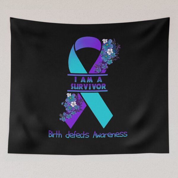 Item preview, I Am A Suvivor Ribbon Birth defects Awareness designed and sold by heppenp.