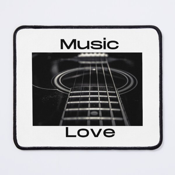 Item preview, Music is Love - Guitar T-Shirt designed and sold by LensLifeTShirts.