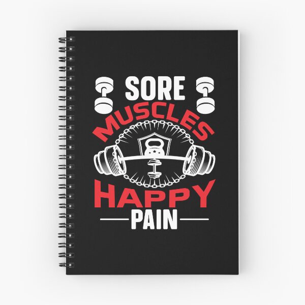 Item preview, Sore Muscles Happy Pain | Motivational & Inspirational | Gift or Present for Gym Lovers  designed and sold by MikusMartialArt.
