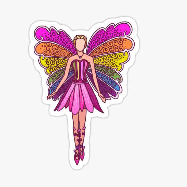 Item preview, Fairytopia: Magic of the Rainbow Sticker  designed and sold by Lovely-Lemons.