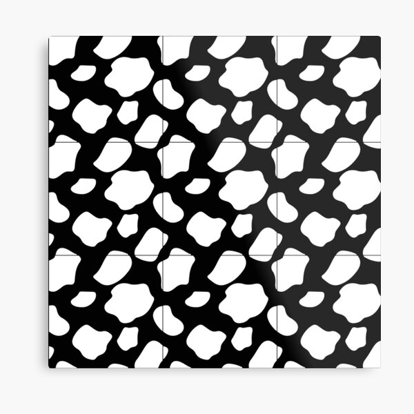 GOOD MOO Cows Lover Aesthetic Cow Print pattern Black and White