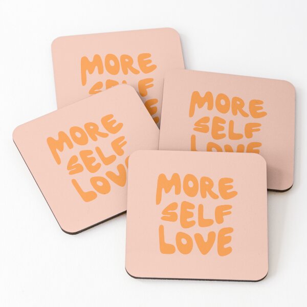 Item preview, Orange More Self Love Quote - Positive Affirmation designed and sold by bykirstco.