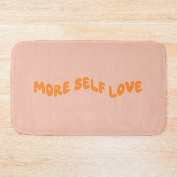 Item preview, More Self Love Wavy Quote - Positive Affirmation - Orange designed and sold by bykirstco.