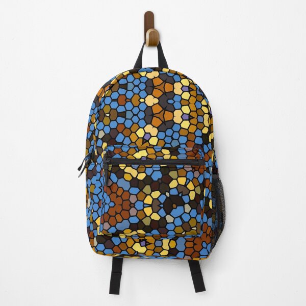 Item preview, Abstract art, mosaic kaleidoscope style, sunflowers and blue sky designed and sold by Designbyfia.