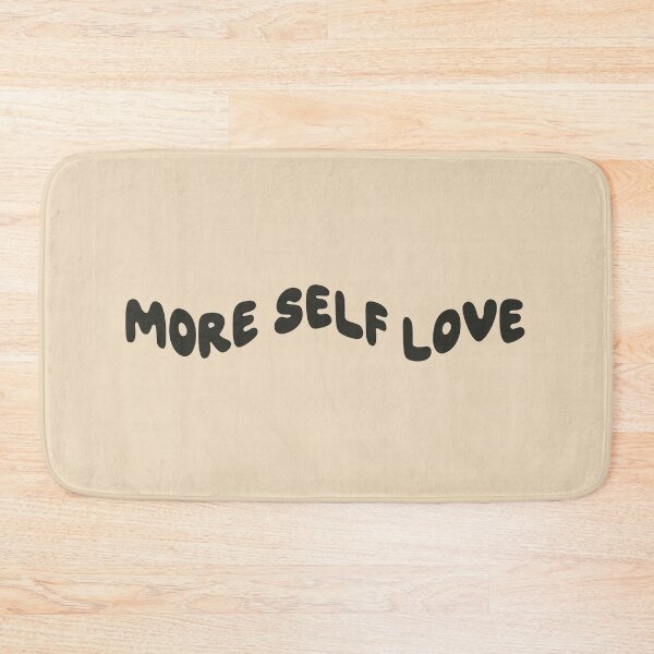 Item preview, More Self Love Wavy Quote - Positive Affirmation Black designed and sold by bykirstco.