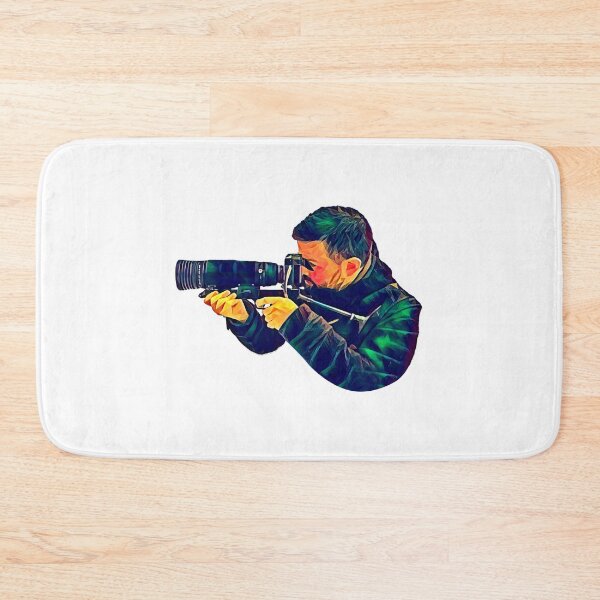 Item preview, Sniper photographer sticker designed and sold by Lamara Belhamiche.