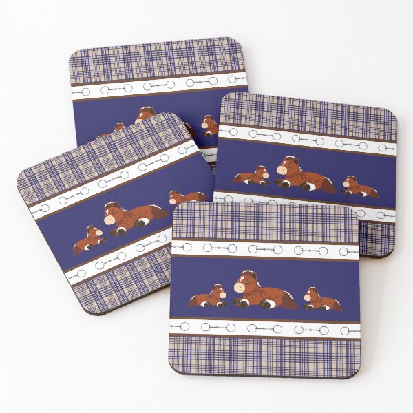 Item preview, Baker Plaid with Chestnut Horses designed and sold by KColbyStudios.