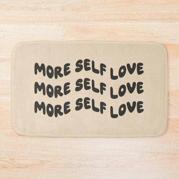Item preview, More Self Love Wavy Quote - Positive Affirmation Black designed and sold by bykirstco.