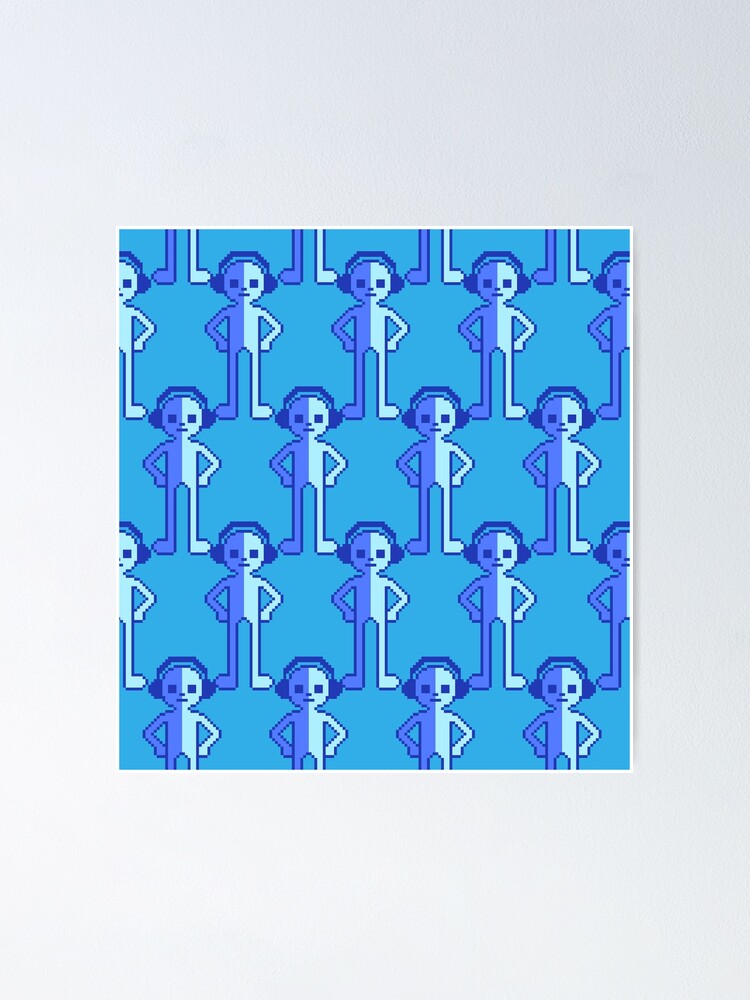 Poster for Sale avec l'œuvre « Lockstep Rhythm Heaven » de l