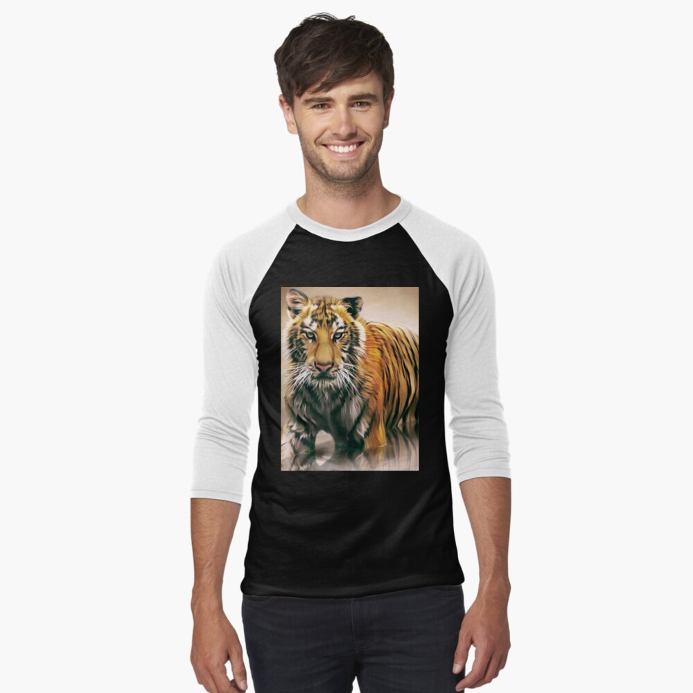 Item preview, Baseball ¾ Sleeve T-Shirt designed and sold by wayneflint.