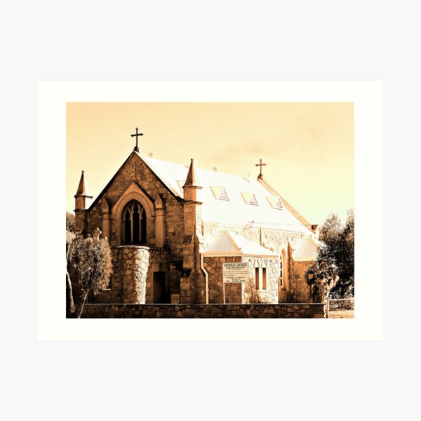 Kellerberrin Catholic Church Art Print