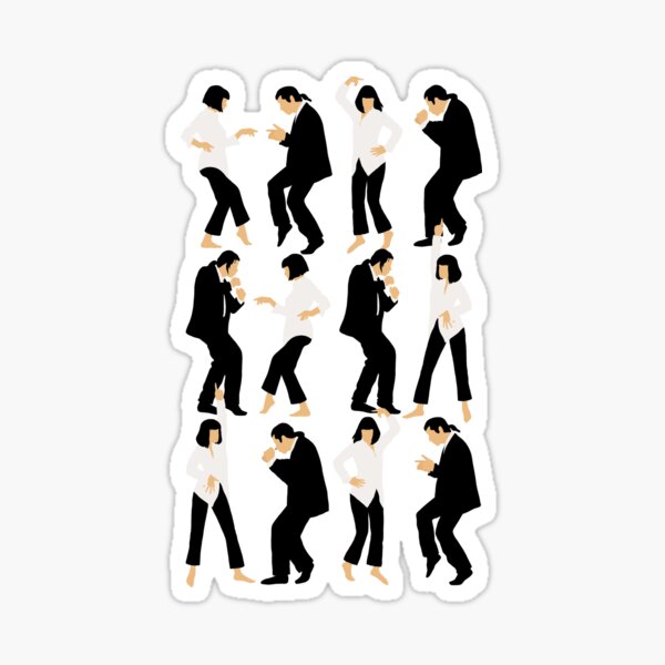 Item preview, Dance Scene Mia Wallace and Vincent  designed and sold by CatsAndDots.