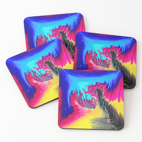 Item preview, Imagine abstract acrylic on canvas designed and sold by Color Splash Gallery.