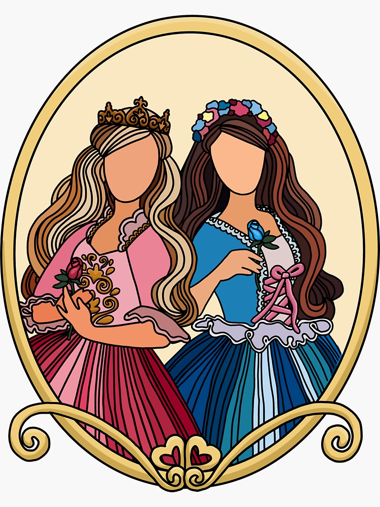 Thumbnail 3 von 3, Sticker, Prinzessin und der Bettler-Aufkleber designt und verkauft von Lovely-Lemons.