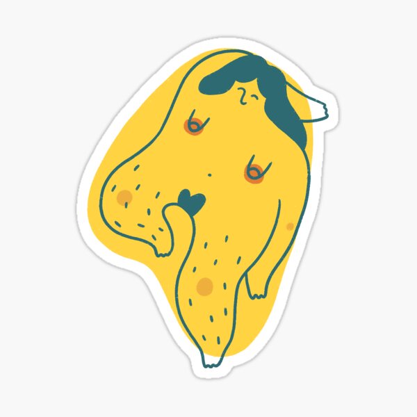 Naked Bliss Sticker Sticker