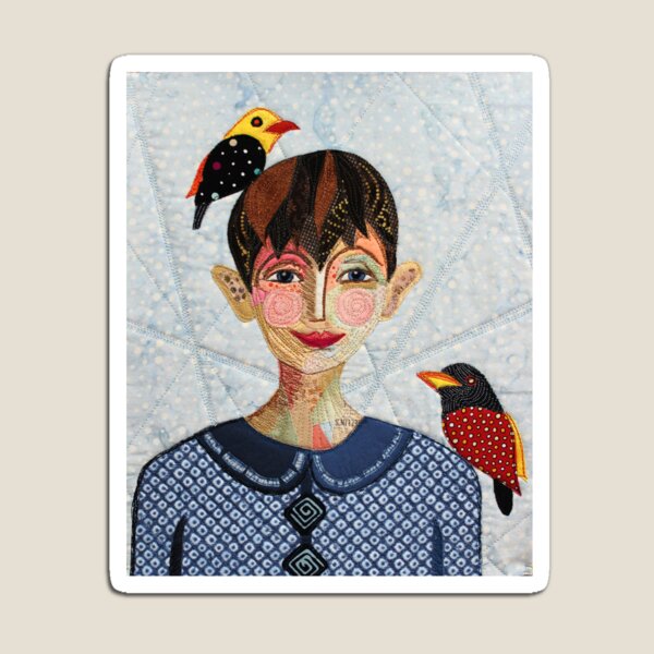 She Speaks to Birds Magnet