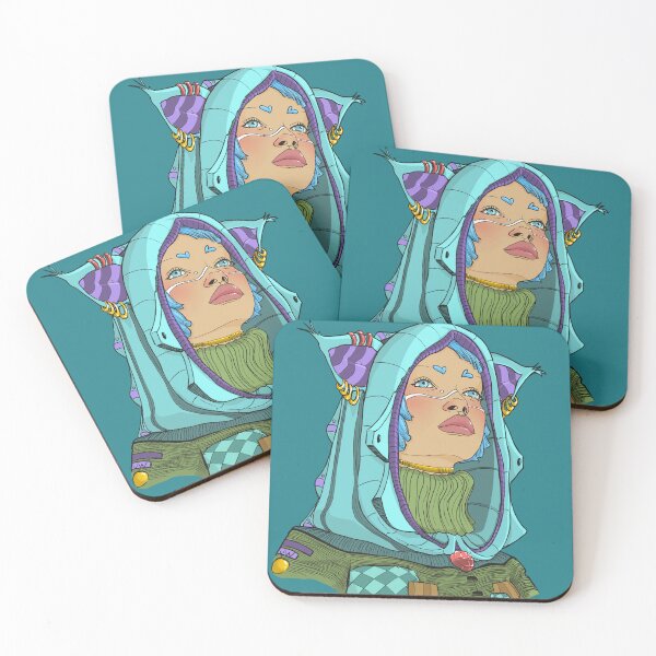 Item preview, JUNIPER (Blue) designed and sold by Janie Wigglesworth.