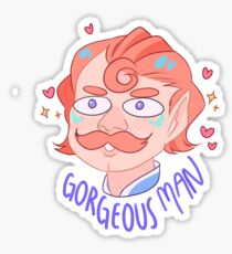 coran the gorgeous man Sticker
