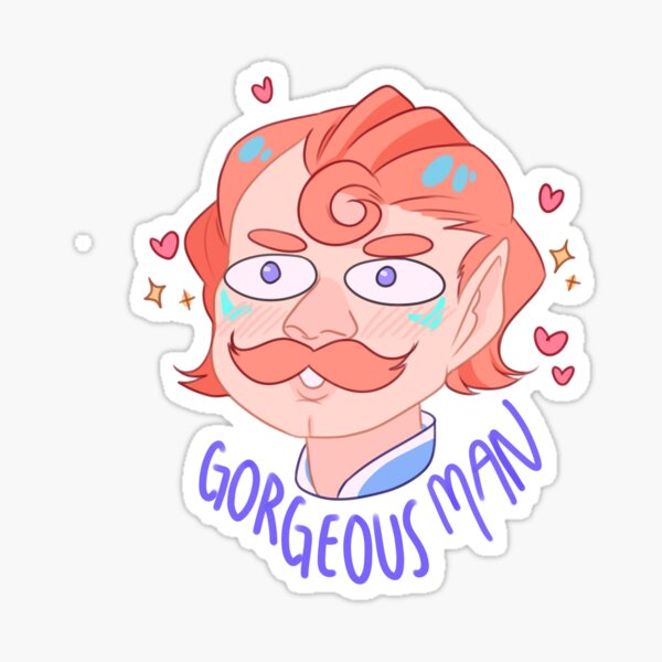 coran the gorgeous man Sticker