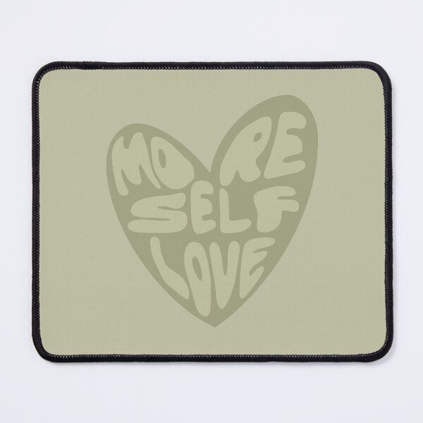 Item preview, More Self Love Heart - Groovy Melted Font - Sage Green designed and sold by bykirstco.