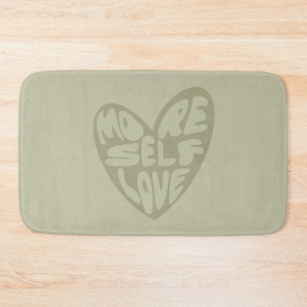 Item preview, More Self Love Heart - Groovy Melted Font - Sage Green designed and sold by bykirstco.