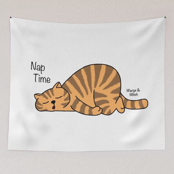 Item preview, Nap time - Mitch the cat designed and sold by Scat the cat.