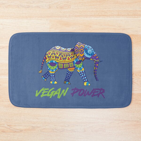 Item preview, Vegan Power Vegan Vegetarian Plant Based Elephant Art designed and sold by raretshirtsuk.
