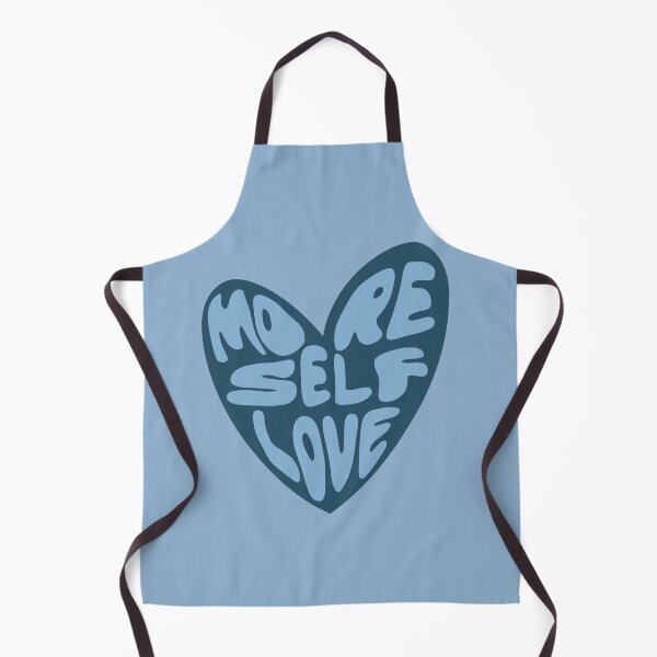 Item preview, More Self Love Heart - Groovy Melted Font - Powder Blue designed and sold by bykirstco.