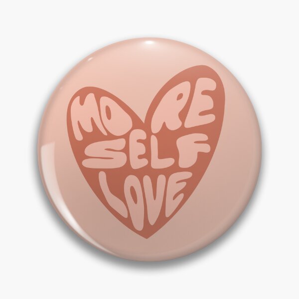 Item preview, More Self Love Heart - Groovy Melted Font - Red and Pink designed and sold by bykirstco.