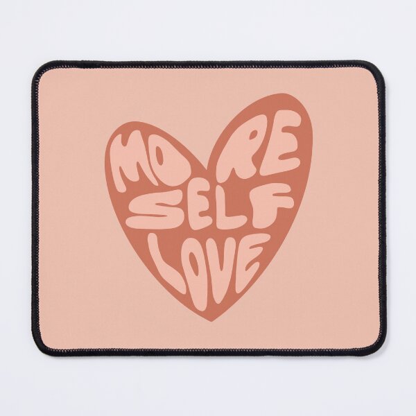 Item preview, More Self Love Heart - Groovy Melted Font - Red and Pink designed and sold by bykirstco.