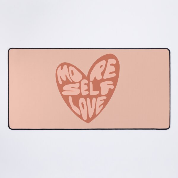 Item preview, More Self Love Heart - Groovy Melted Font - Red and Pink designed and sold by bykirstco.