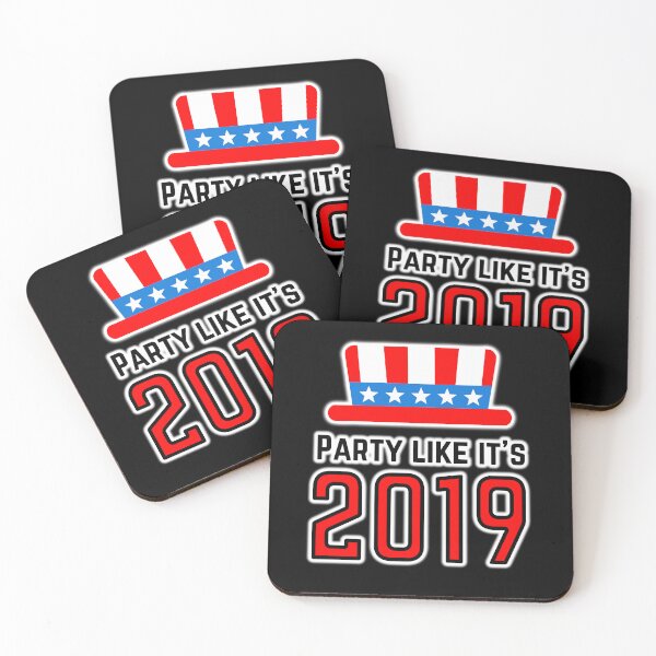 Item preview, Funny 4th of July, party like it's 2019 designed and sold by DeliriousSteve.