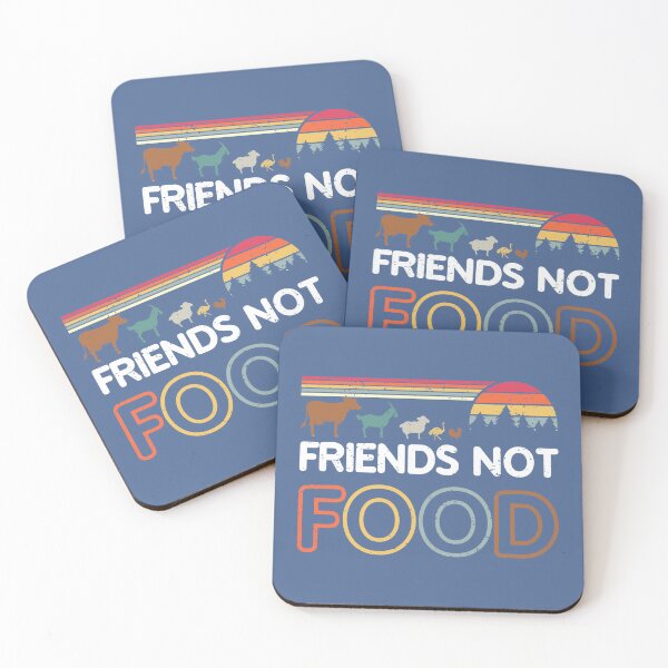Item preview, Friends Not Food Animals Vintage Vegan Vegetarian Plant designed and sold by raretshirtsuk.