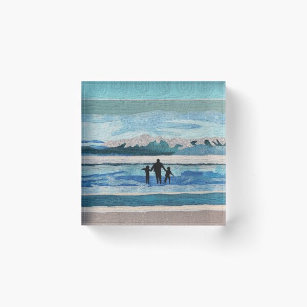 Surf Play Acrylic Block