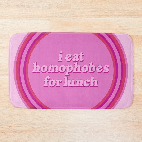 Item preview, I Eat Homophobes for Lunch designed and sold by voltzandvoices.