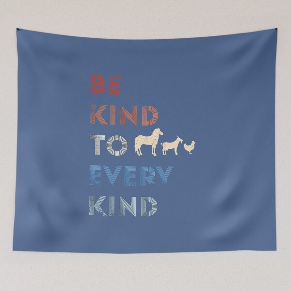 Item preview, Be Kind To Every Kind Vegan Vintage Animals Vegetarian Plant designed and sold by raretshirtsuk.